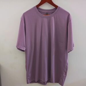 MR. COLOR | Men's Lavender Crewneck Cotton Blend Short Sleeved Shirt